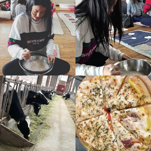 AOA설현,지민 목장체험 하고 갔어요~~^^